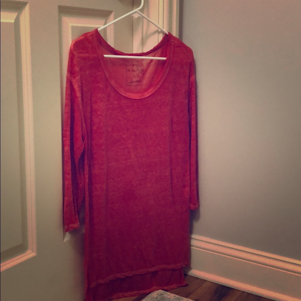 Free People, We The Free 3/4 sleeve shirt